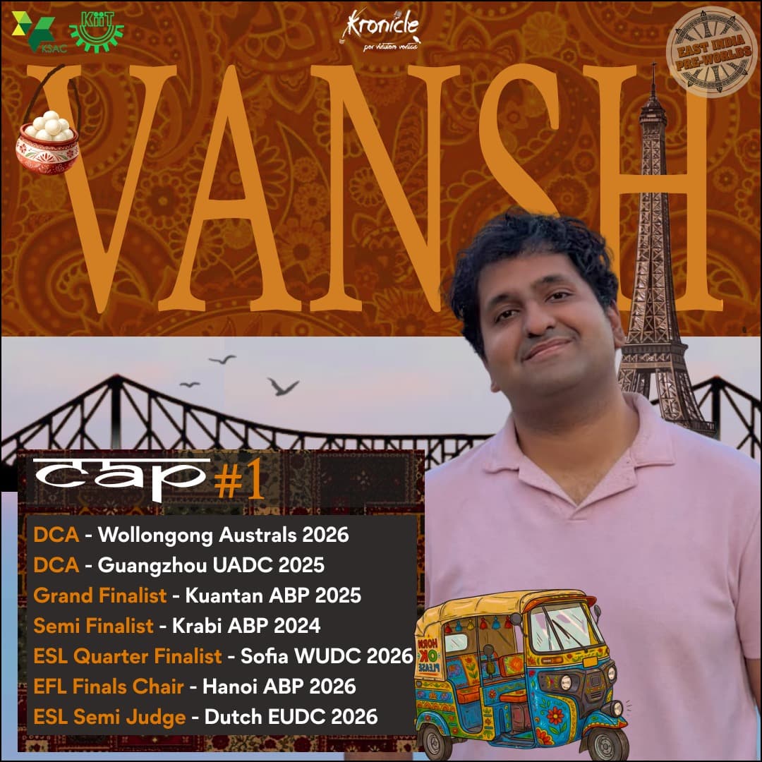 Vansh Chadha — CAP #1, EIPW 2.0 poster